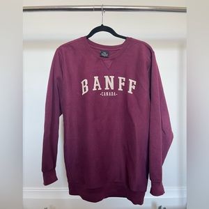 thrifted Burgundy sweatshirt